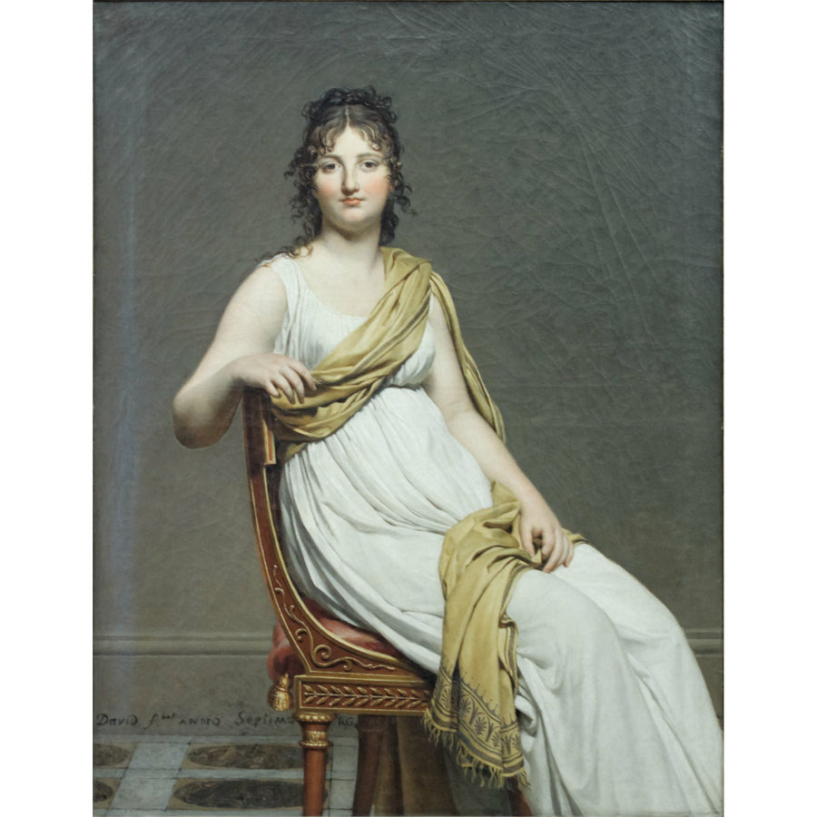 Portrait of Madame de Verninac Jacque Louis David ReplicArt Oil Painting Reproduction