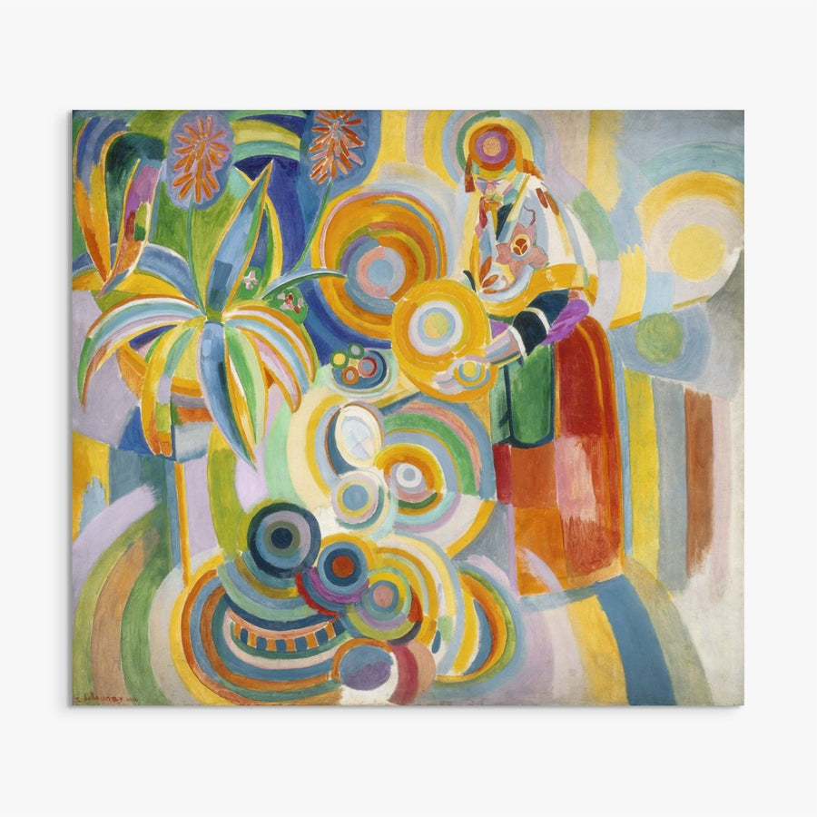 Portuguese Woman Robert Delaunay ReplicArt Oil Painting Reproduction