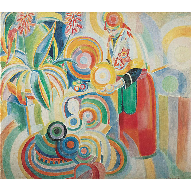 Portuguese Woman Robert Delaunay ReplicArt Oil Painting Reproduction