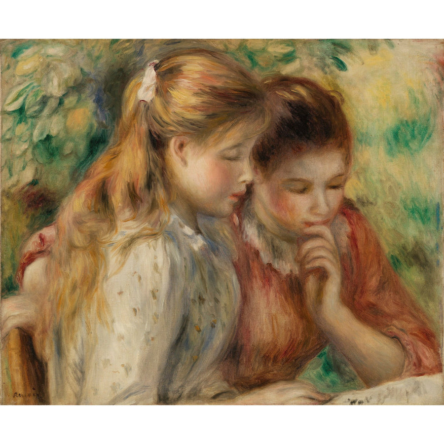 Reading Auguste Renoir ReplicArt Oil Painting Reproduction