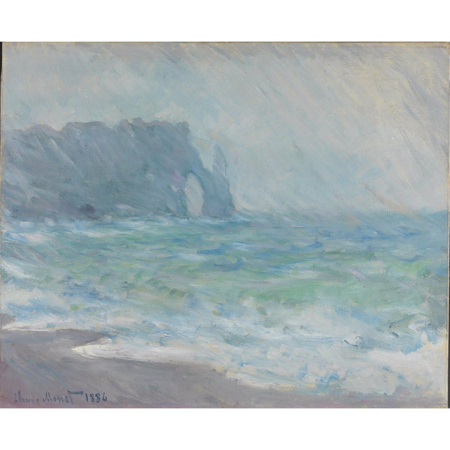 Regnvær, Etretat Claude Monet ReplicArt Oil Painting Reproduction