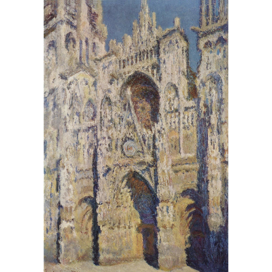 Rouen Cathedral, Full Sunlight Claude Monet ReplicArt Oil Painting Reproduction