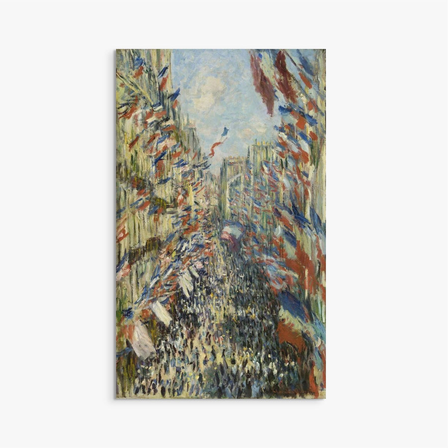 Rue Montorgueil Claude Monet ReplicArt Oil Painting Reproduction