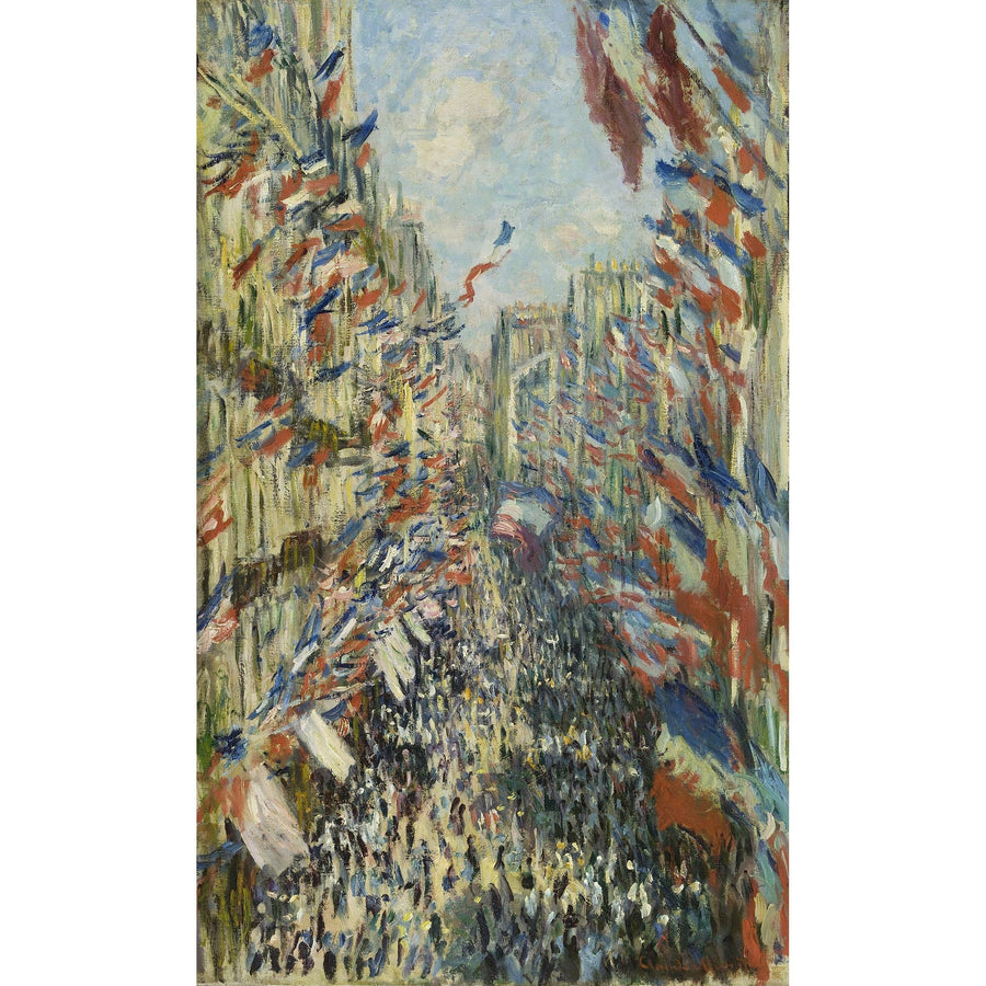 Rue Montorgueil Claude Monet ReplicArt Oil Painting Reproduction