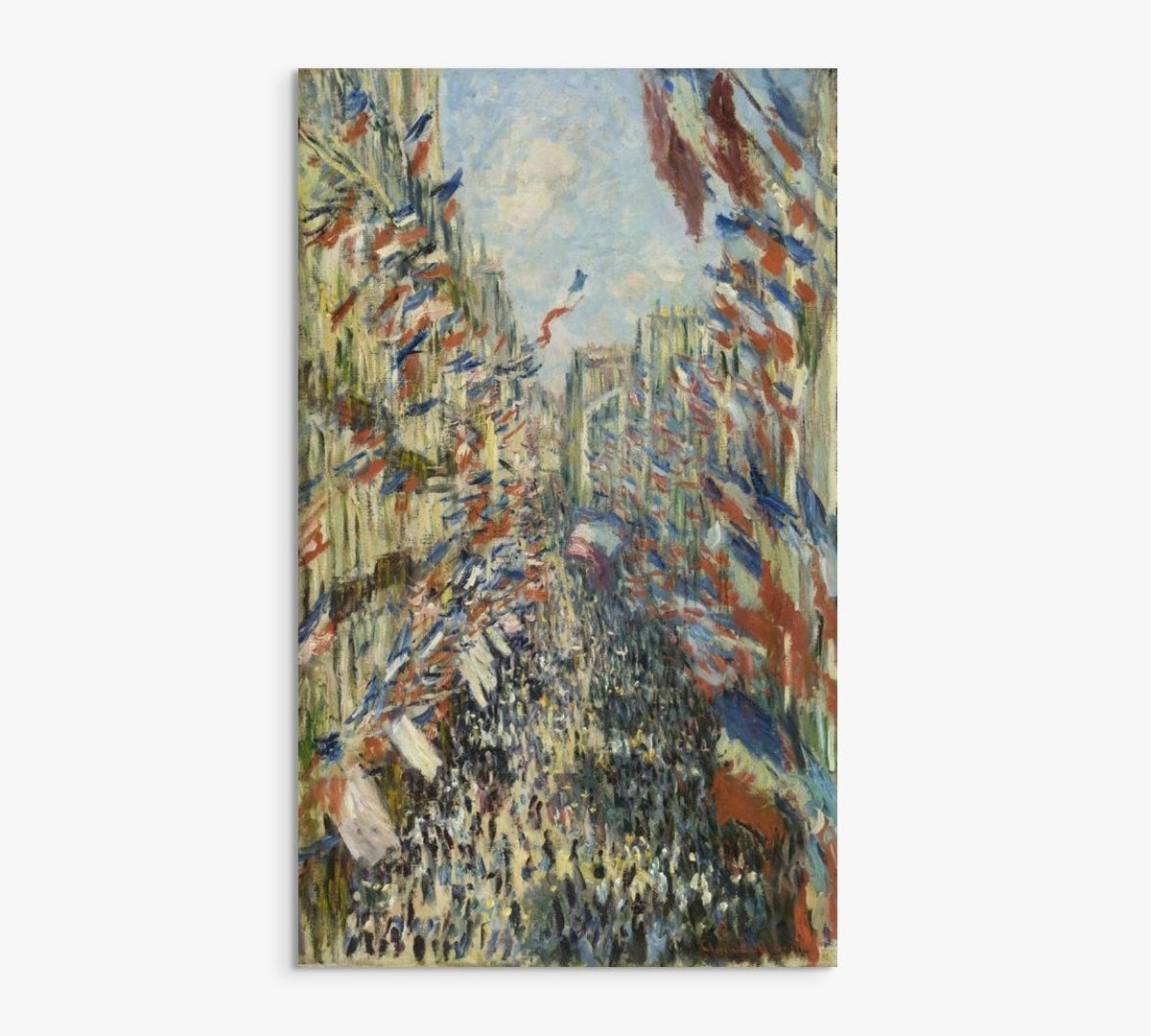 Rue Montorgueil Claude Monet ReplicArt Oil Painting Reproduction