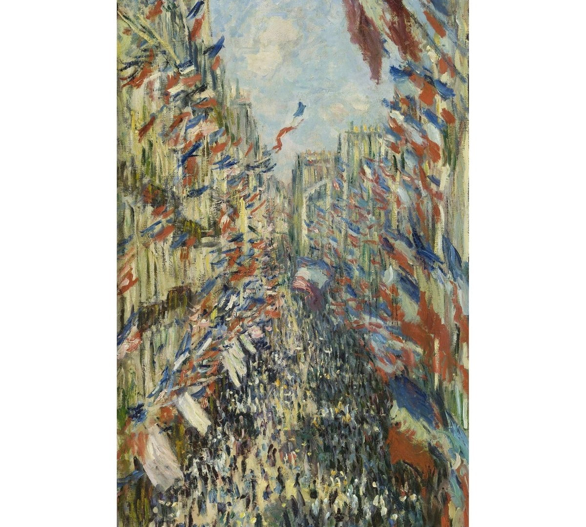 Rue Montorgueil Claude Monet ReplicArt Oil Painting Reproduction