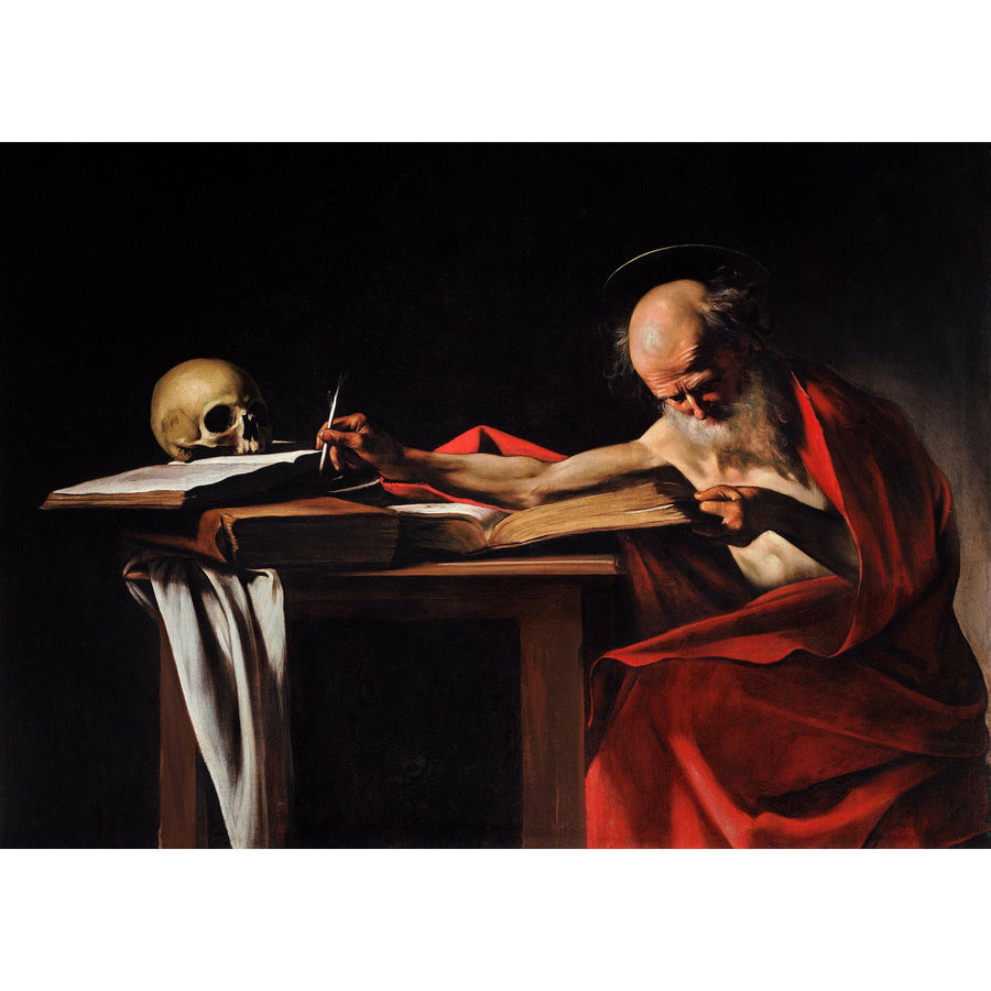 Saint Jerome Writing Caravaggio ReplicArt Oil Painting Reproduction
