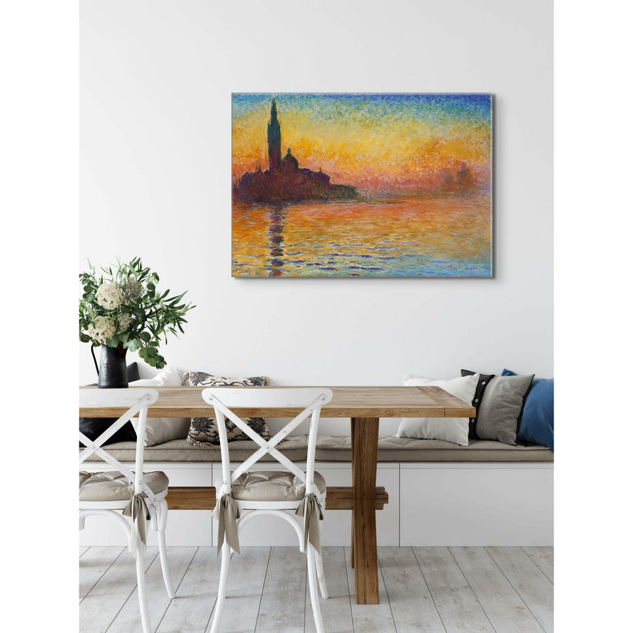 San Giorgio Maggiore at Dusk Claude Monet ReplicArt Oil Painting Reproduction