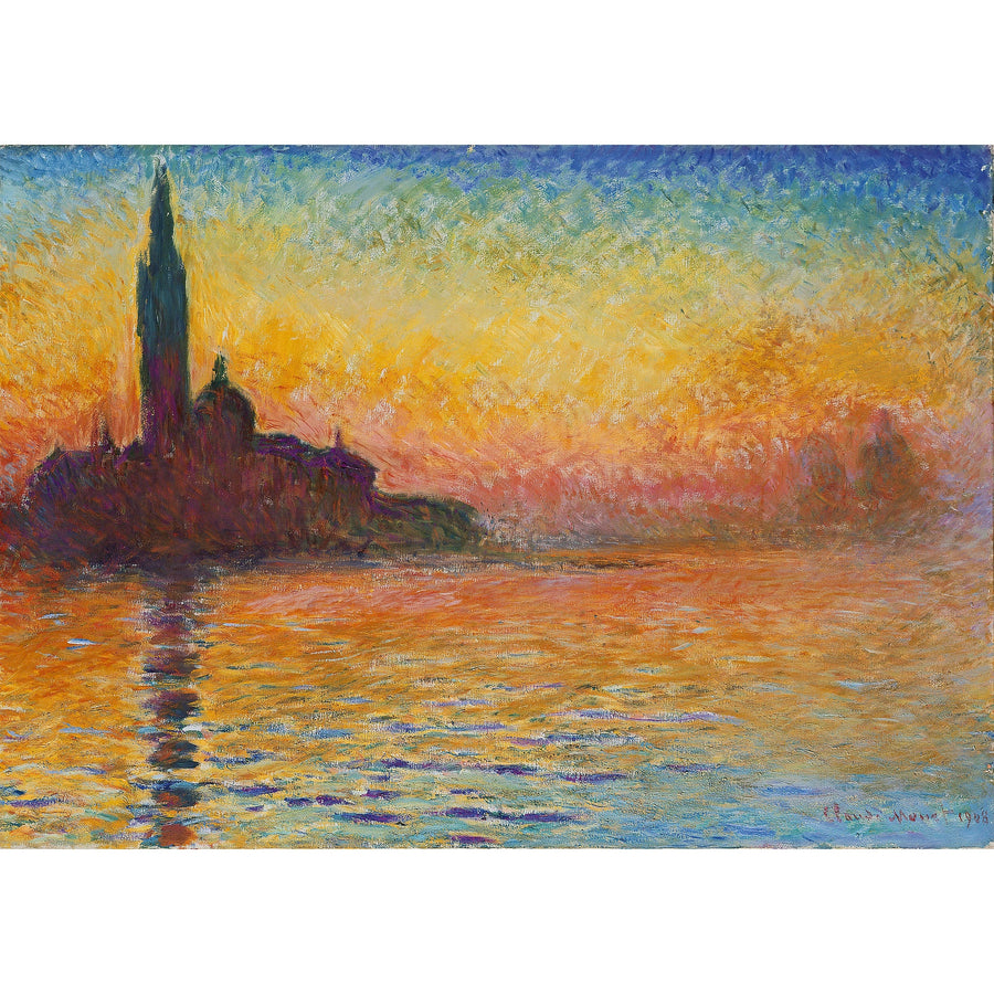 San Giorgio Maggiore at Dusk Claude Monet ReplicArt Oil Painting Reproduction