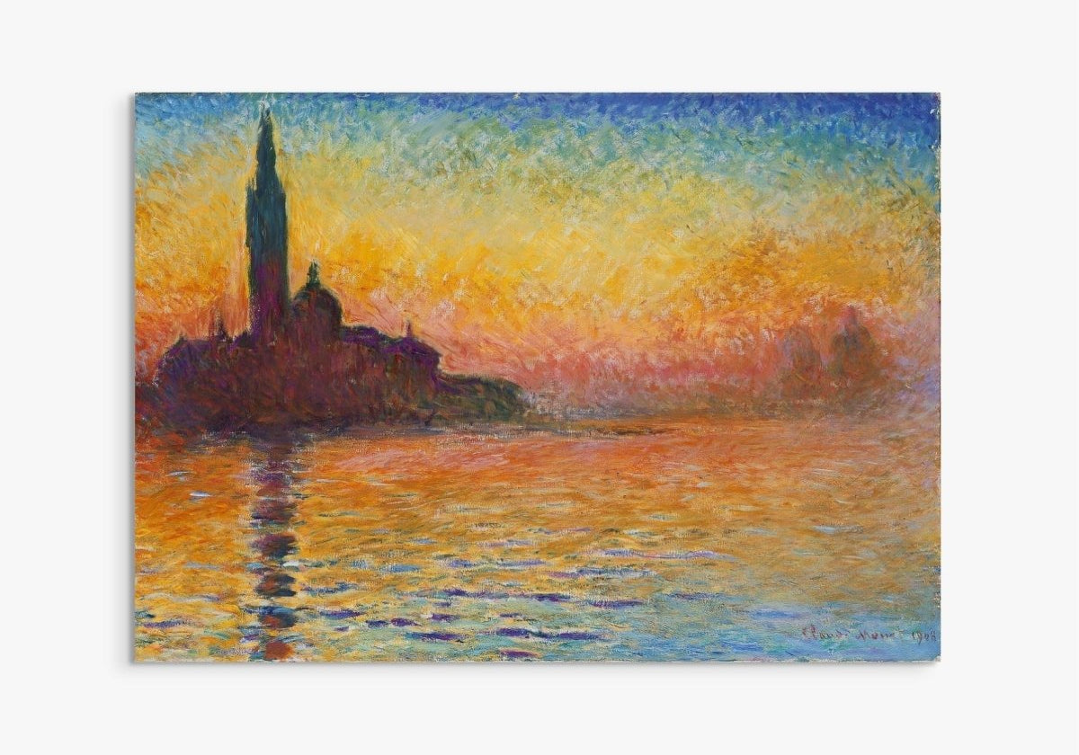 San Giorgio Maggiore at Dusk Claude Monet ReplicArt Oil Painting Reproduction