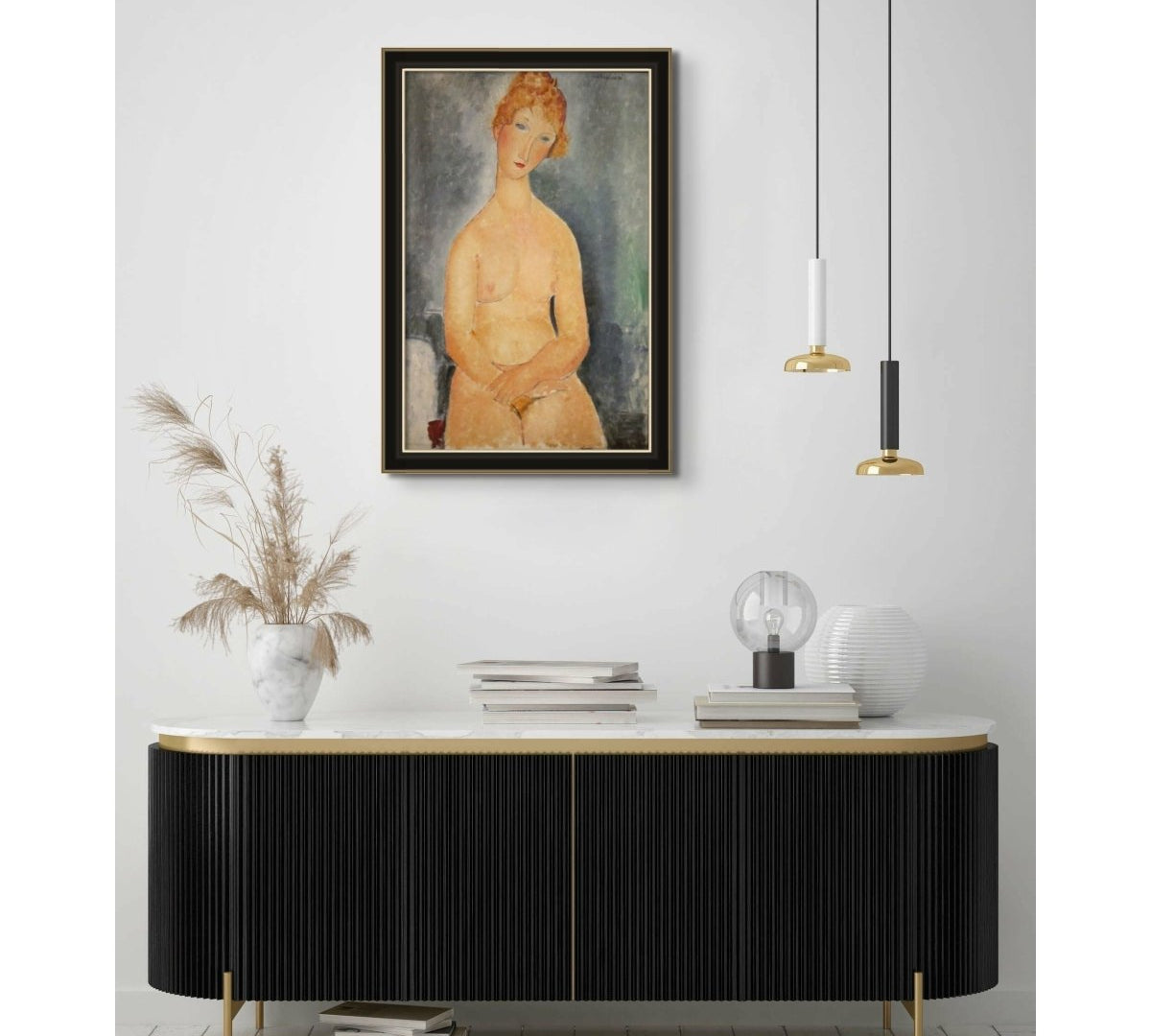 Seated Nude Amedeo Modigliani ReplicArt Oil Painting Reproduction