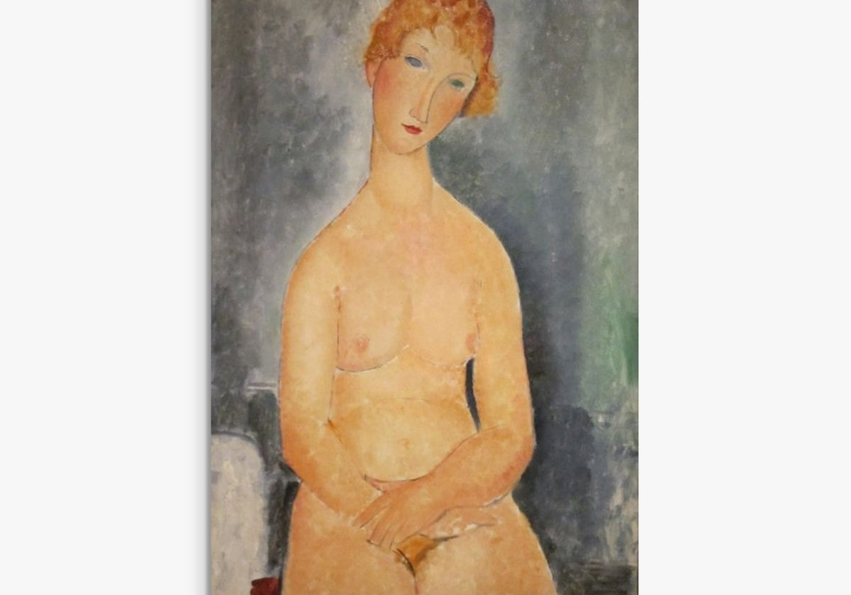 Seated Nude Amedeo Modigliani ReplicArt Oil Painting Reproduction