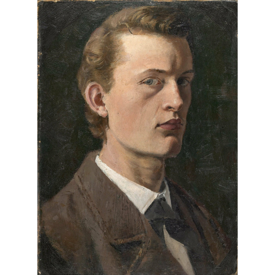 Self-Portrait Edvard Munch ReplicArt Oil Painting Reproduction