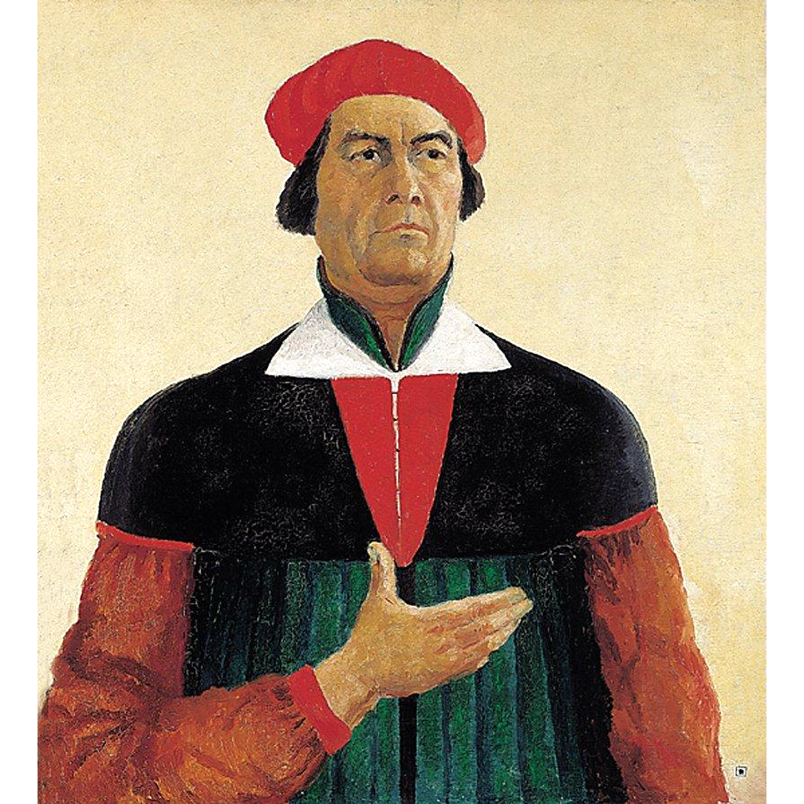 Self portrait Kazimir Malevich ReplicArt Oil Painting Reproduction