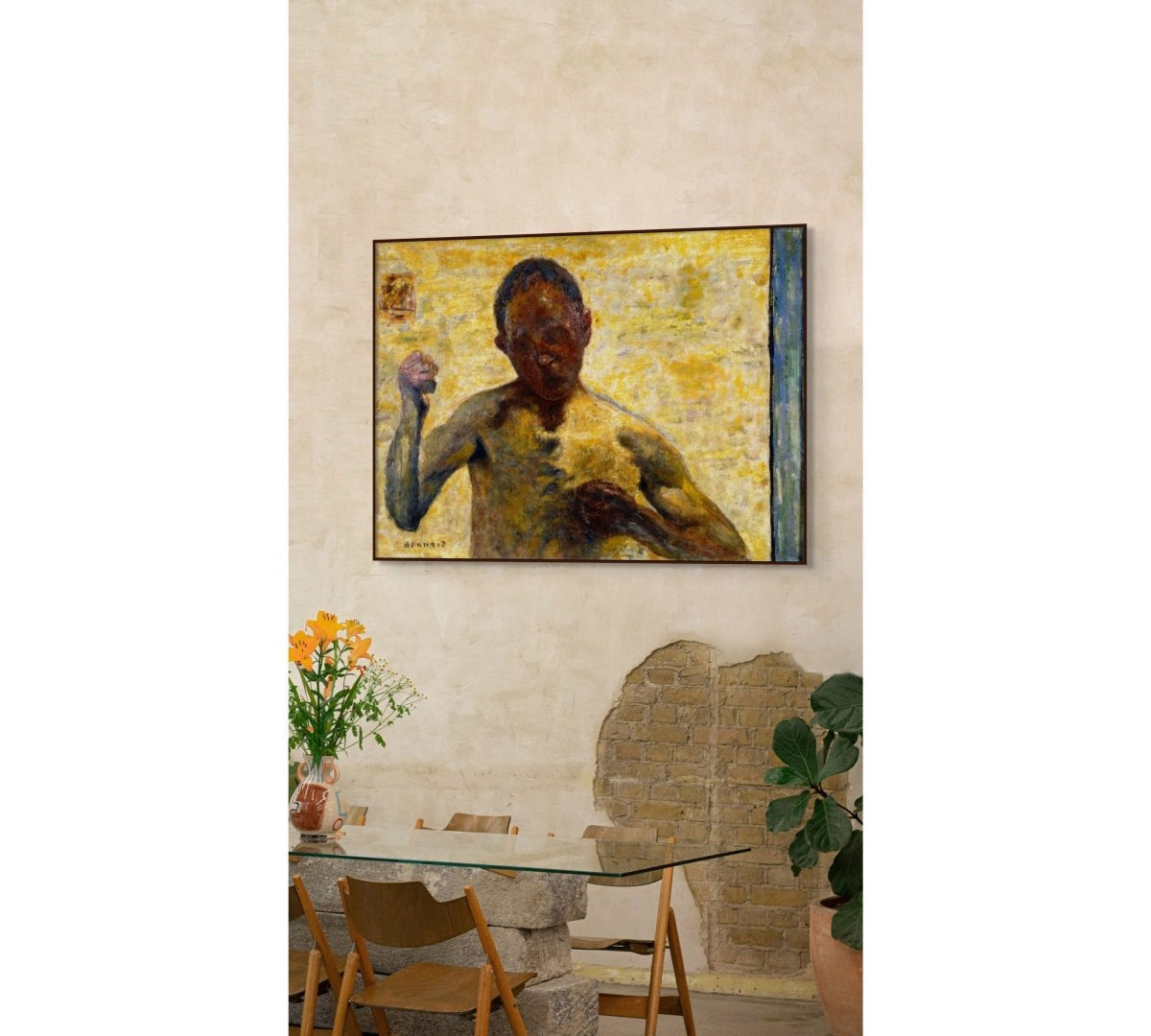 Self - portrait The boxer Pierre Bonnard ReplicArt Oil Painting Reproduction