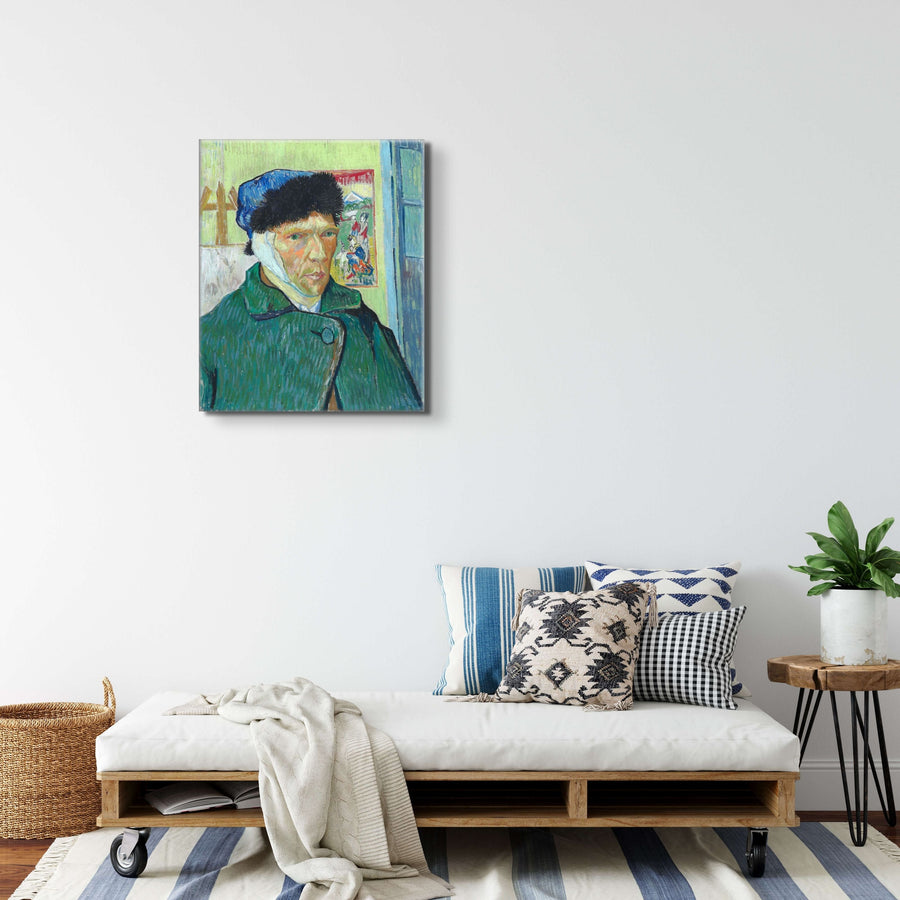 Self-Portrait with Bandaged Ear Vincent Van gogh ReplicArt Oil Painting Reproduction
