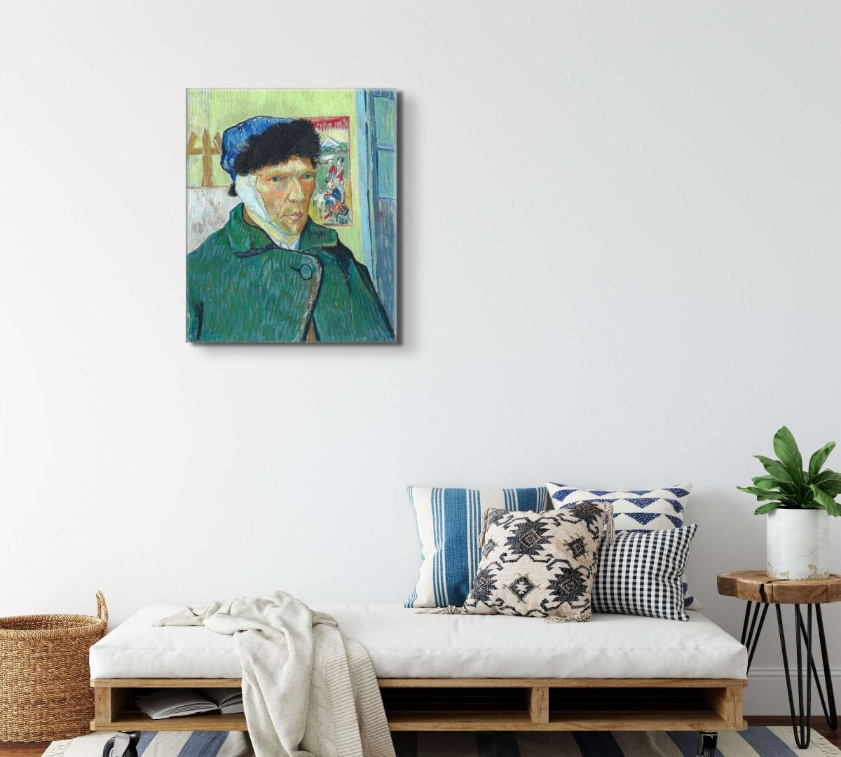 Self - Portrait with Bandaged Ear Vincent Van gogh ReplicArt Oil Painting Reproduction