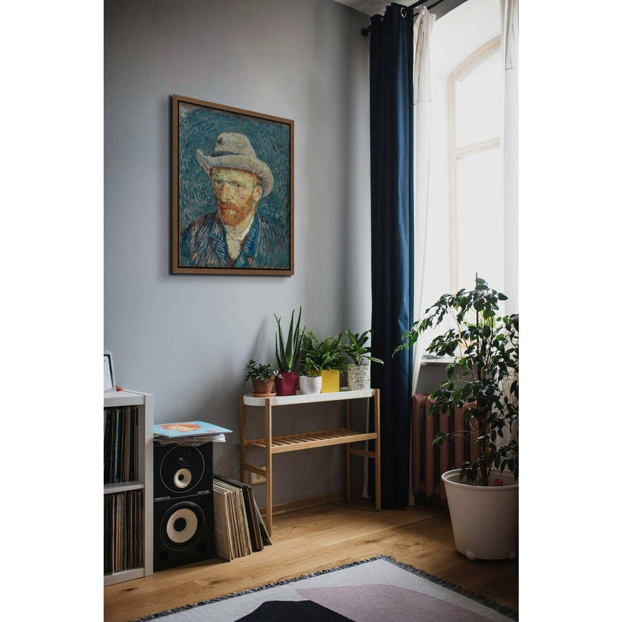 Self-Portrait with Grey Felt Hat Vincent Van gogh ReplicArt Oil Painting Reproduction