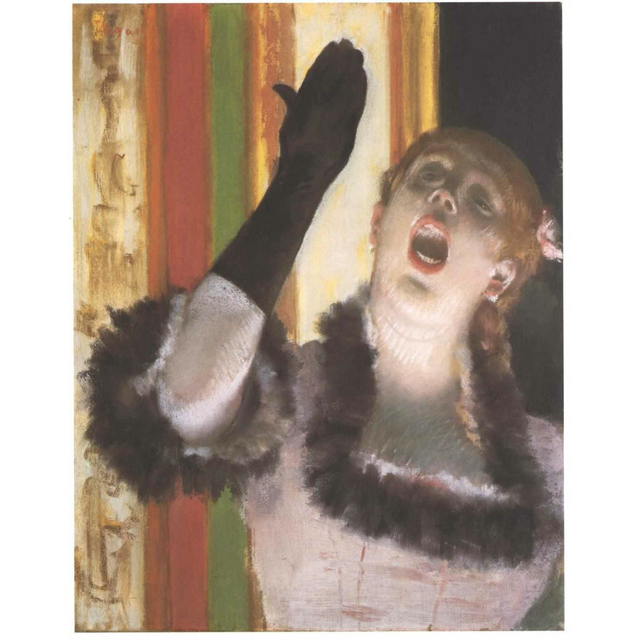 Singer with a Glove Edgar Degas ReplicArt Oil Painting Reproduction