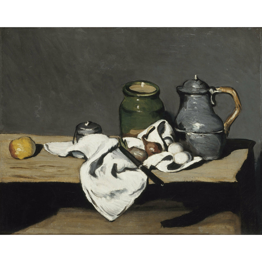 Still Life with Kettle Paul Cézanne ReplicArt Oil Painting Reproduction