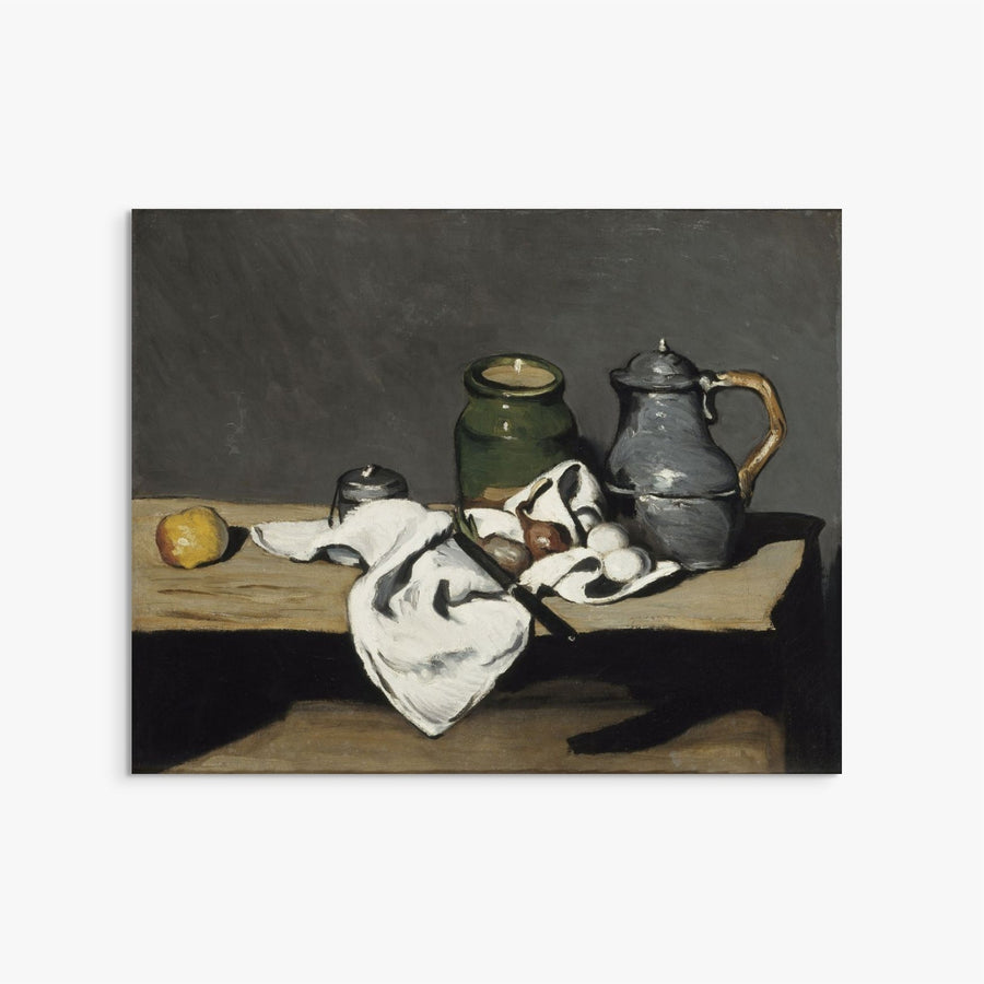 Still Life with Kettle Paul Cézanne ReplicArt Oil Painting Reproduction