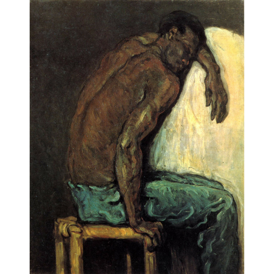 Study after the model Scipio Paul Cézanne ReplicArt Oil Painting Reproduction