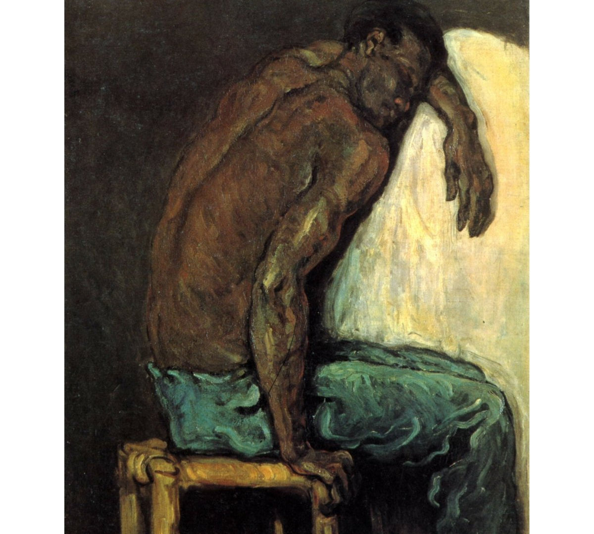Study after the model Scipio Paul Cézanne ReplicArt Oil Painting Reproduction