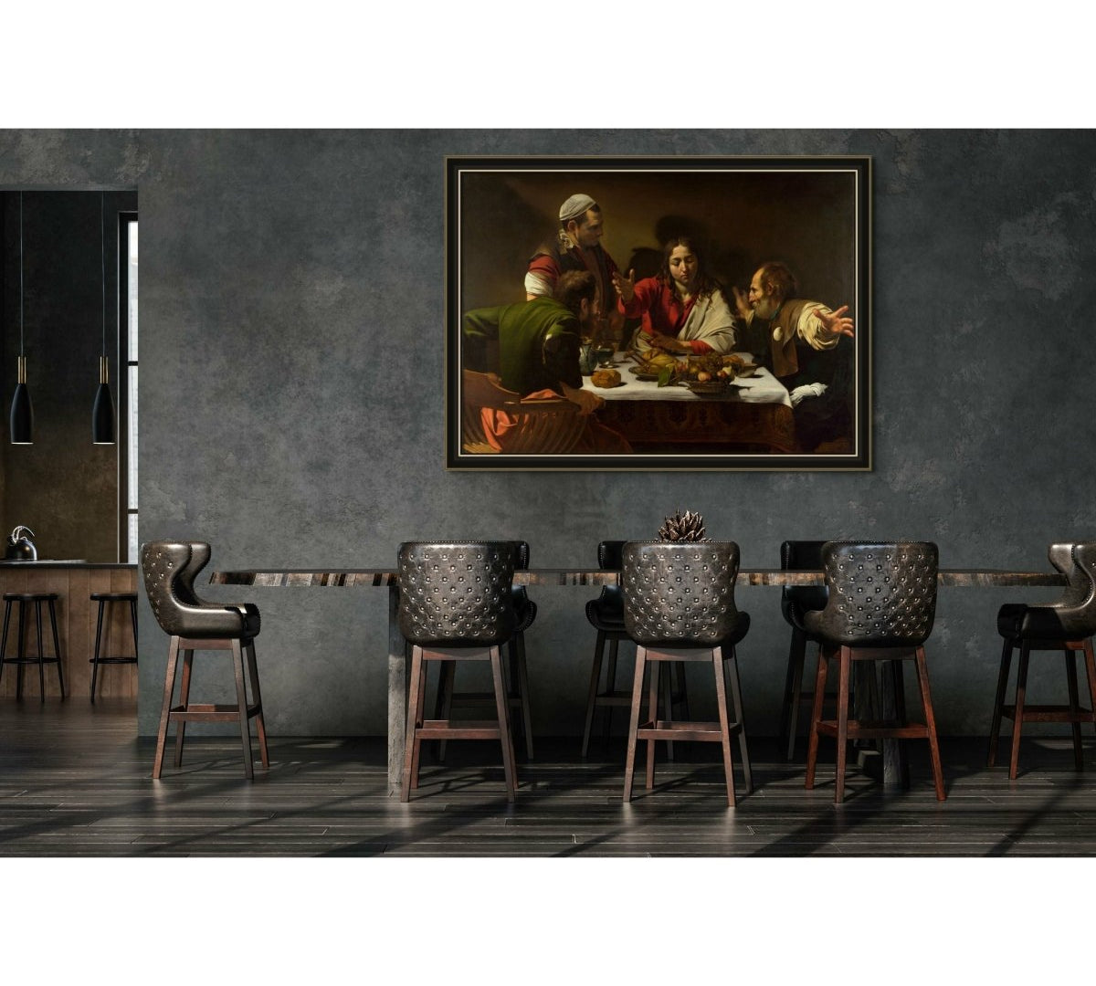 Supper at Emmaus Caravaggio ReplicArt Oil Painting Reproduction