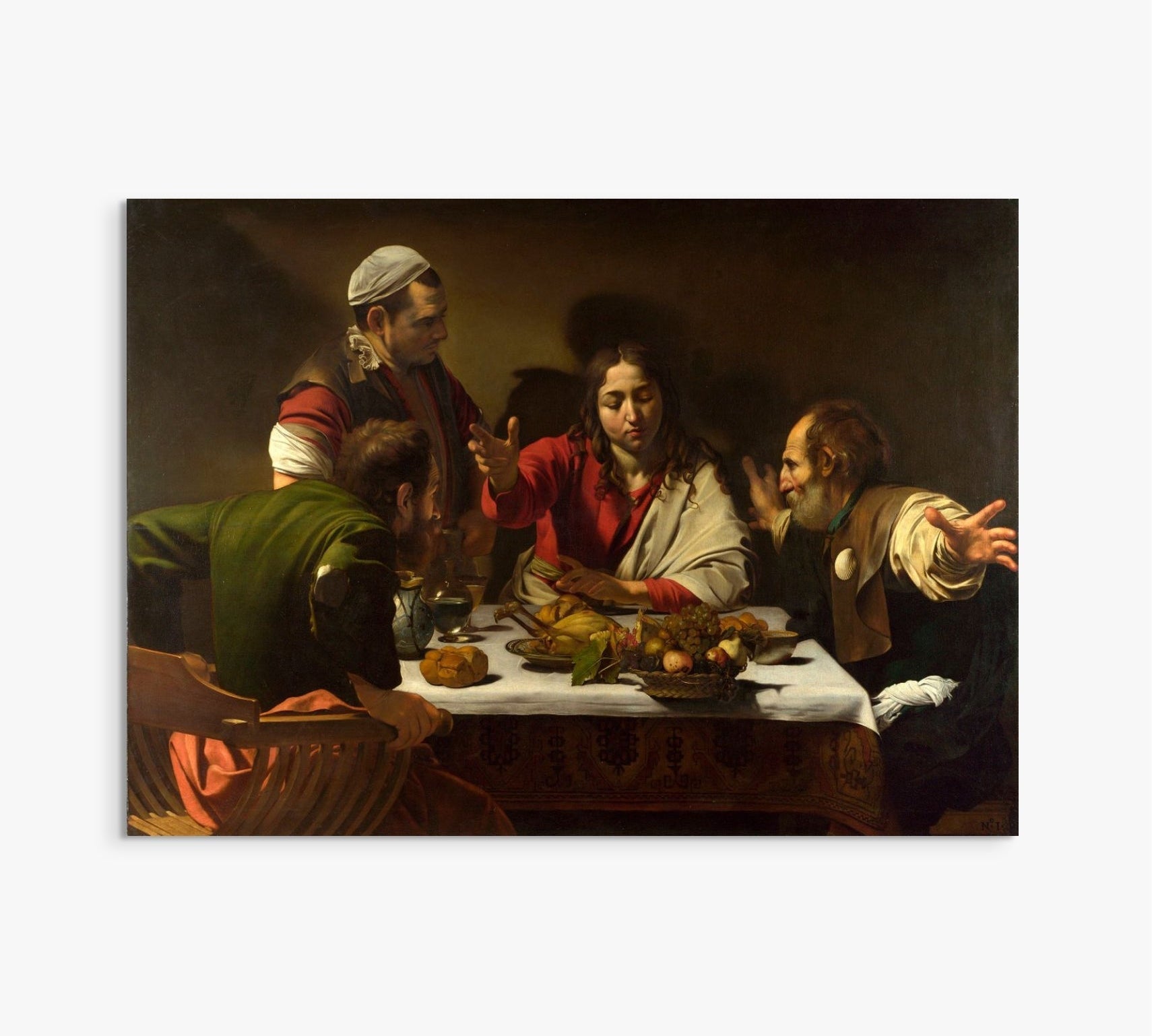 Supper at Emmaus Caravaggio ReplicArt Oil Painting Reproduction