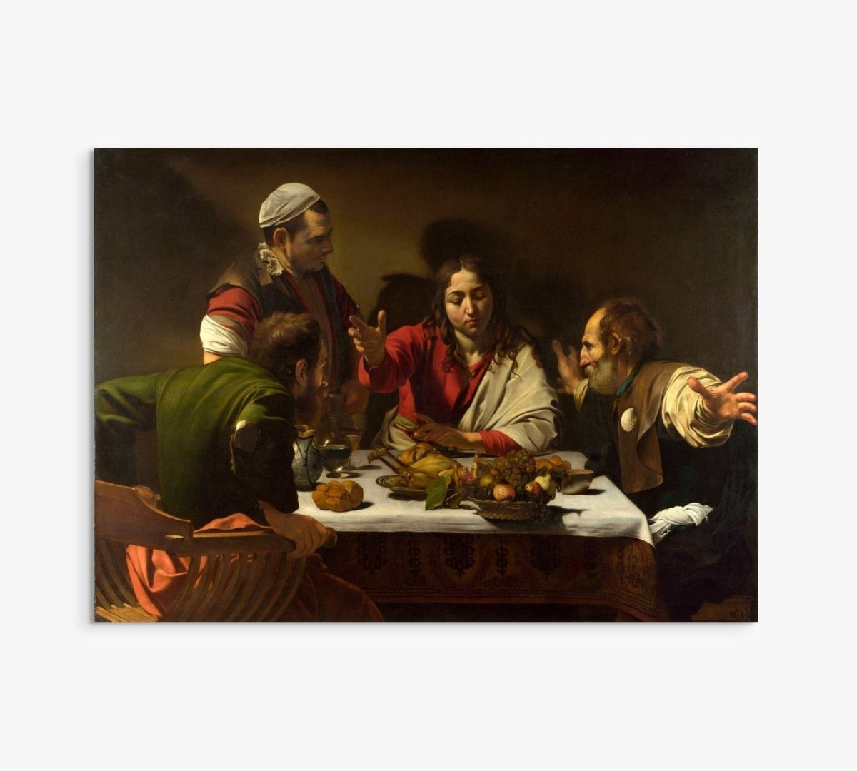 Supper at Emmaus Caravaggio ReplicArt Oil Painting Reproduction