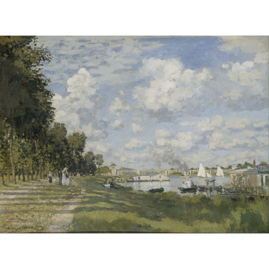 The Basin at Argenteuil Claude Monet ReplicArt Oil Painting Reproduction