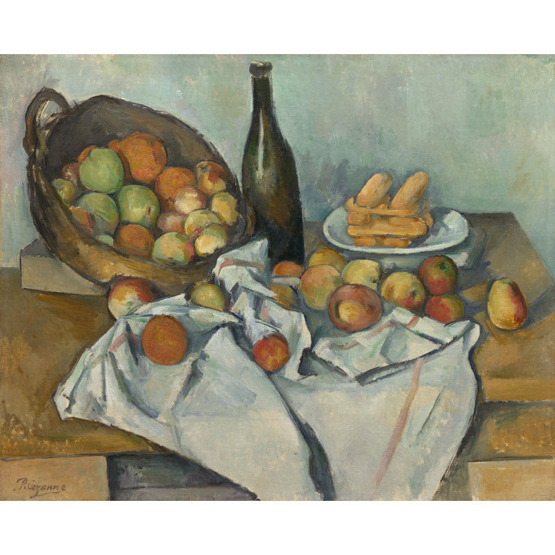 The Basket of Apples Paul Cézanne ReplicArt Oil Painting Reproduction