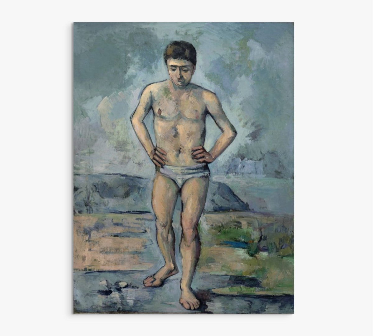 The Bather Paul Cézanne ReplicArt Oil Painting Reproduction