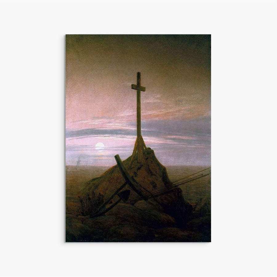 The Cross Beside The Baltic Caspar David Friedrich ReplicArt Oil Painting Reproduction