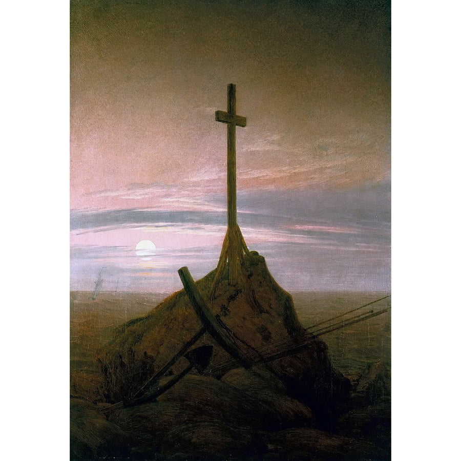 The Cross Beside The Baltic Caspar David Friedrich ReplicArt Oil Painting Reproduction