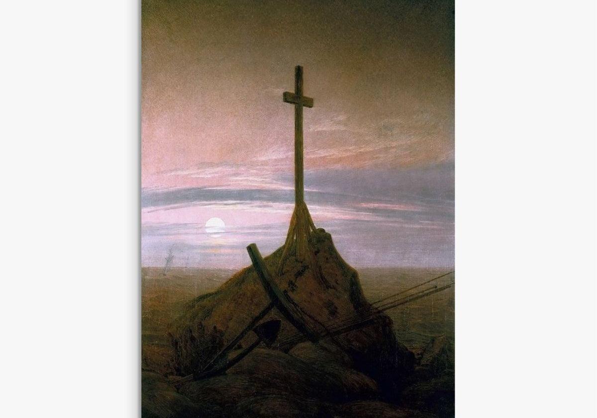 The Cross Beside The Baltic Caspar David Friedrich ReplicArt Oil Painting Reproduction