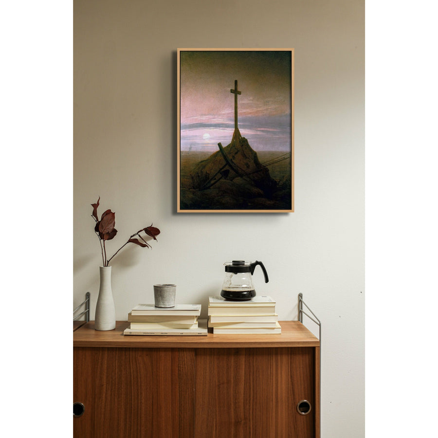 The Cross Beside The Baltic Caspar David Friedrich ReplicArt Oil Painting Reproduction