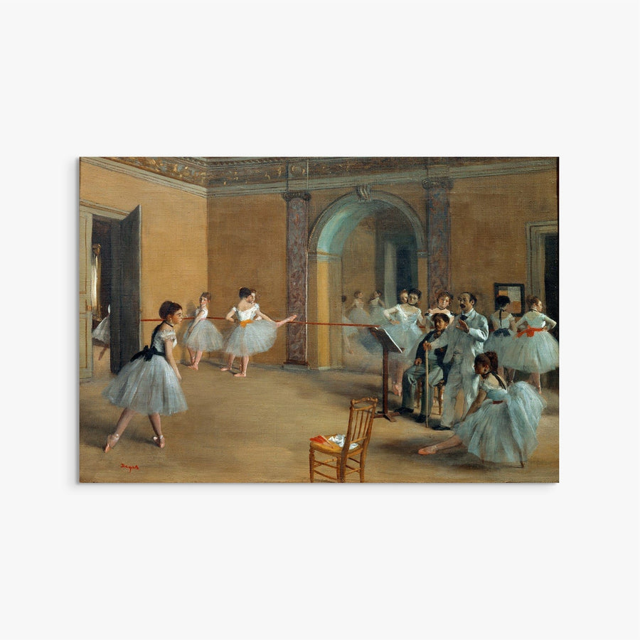 The Dance Foyer at the Opera on the rue Le Peletier Edgar Degas ReplicArt Oil Painting Reproduction