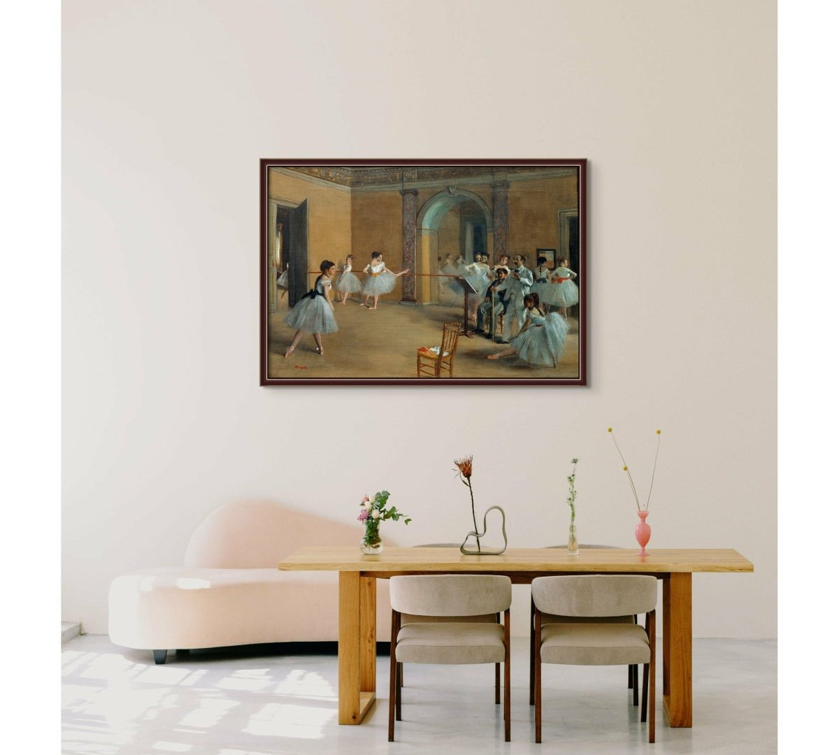 The Dance Foyer at the Opera on the rue Le Peletier Edgar Degas ReplicArt Oil Painting Reproduction