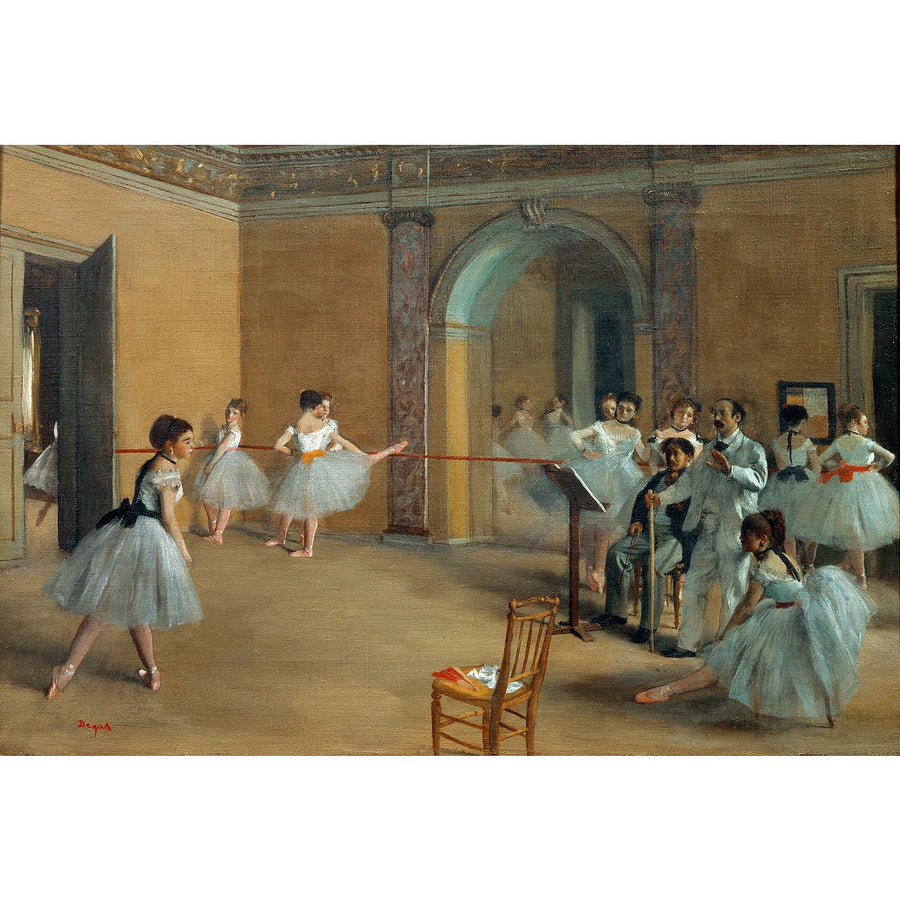 The Dance Foyer at the Opera on the rue Le Peletier Edgar Degas ReplicArt Oil Painting Reproduction