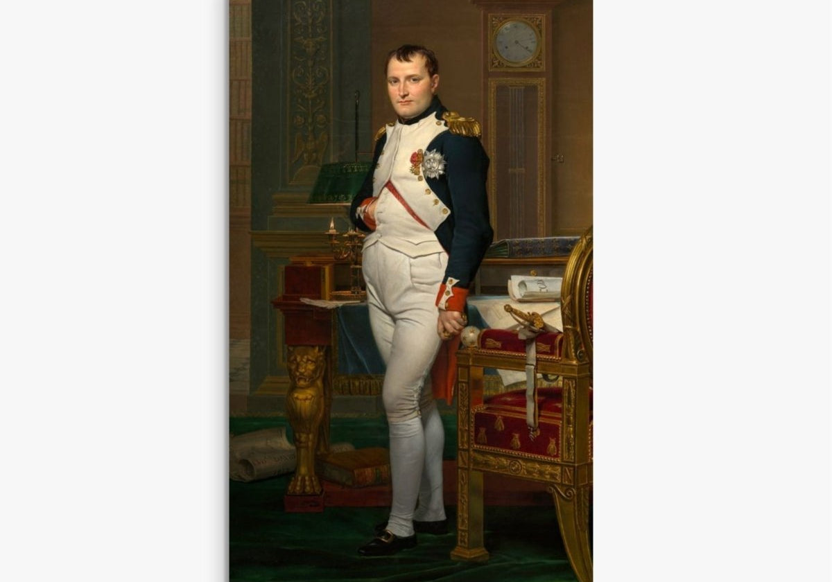 The Emperor Napoleon in His Study at the Tuileries Jacque Louis David ReplicArt Oil Painting Reproduction