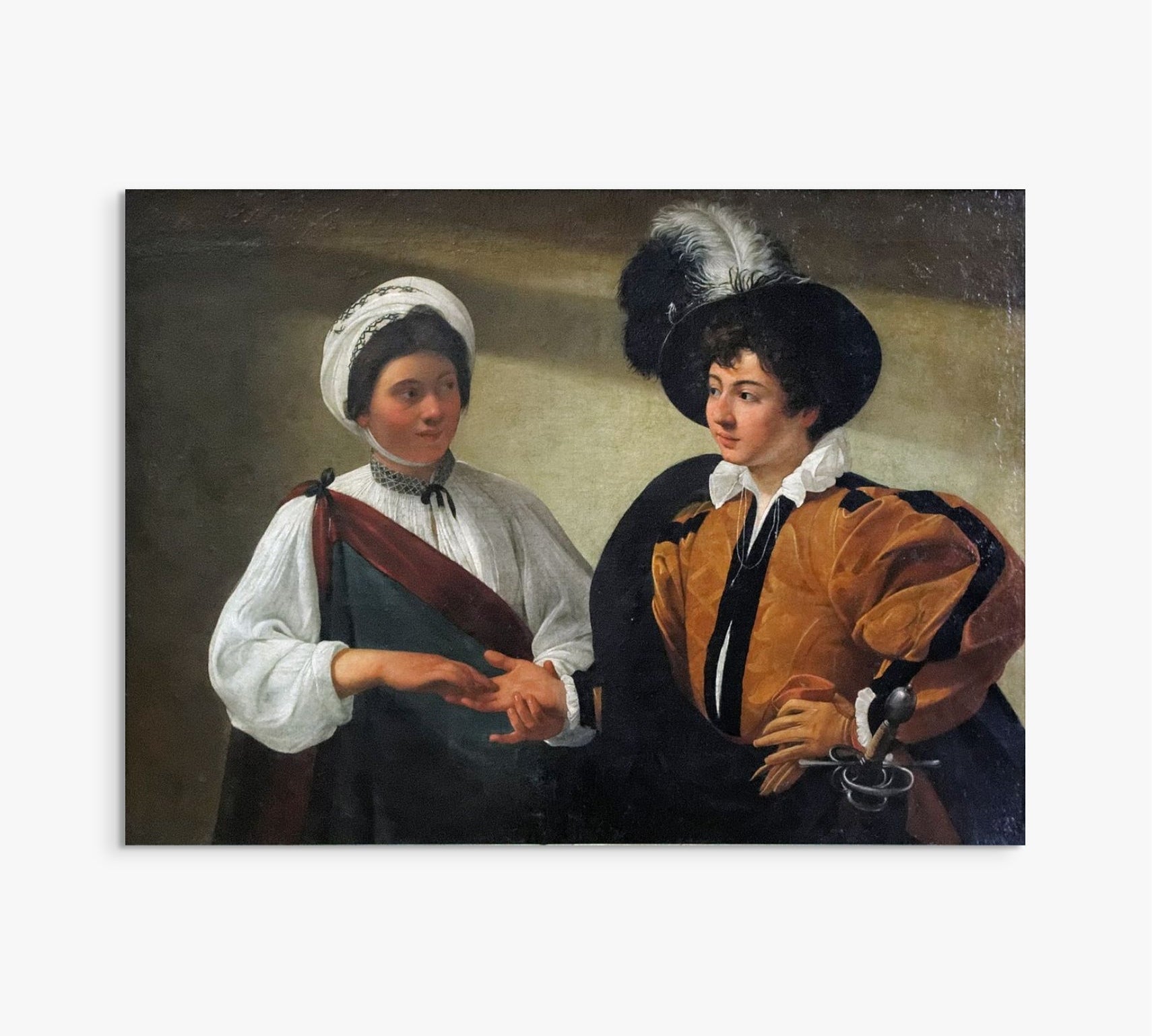 The Fortune Teller Caravaggio ReplicArt Oil Painting Reproduction