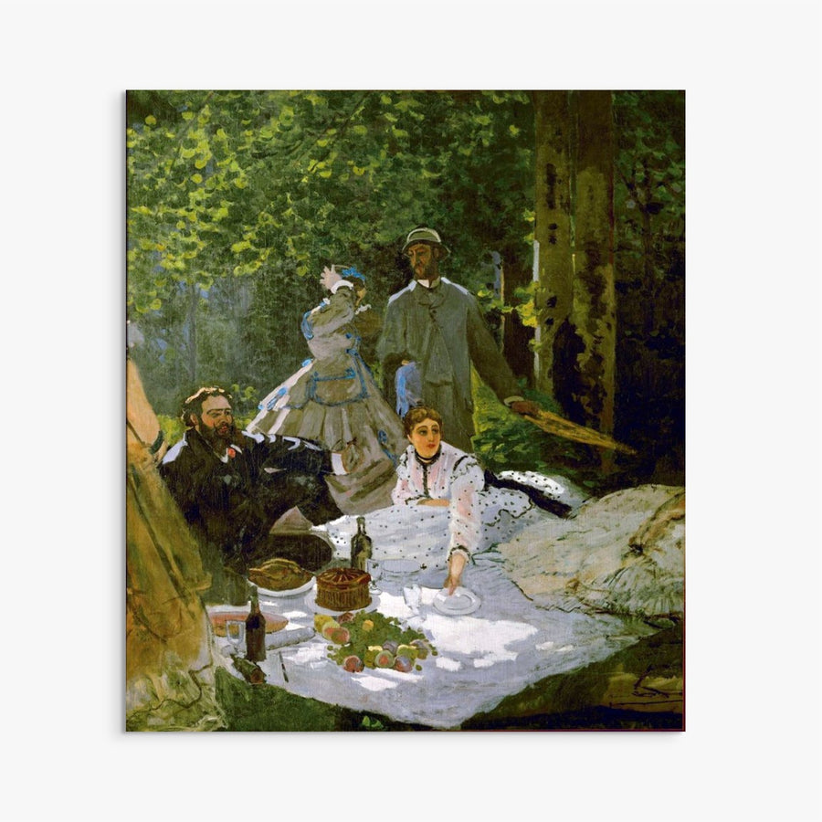 The Luncheon on the Grass Claude Monet ReplicArt Oil Painting Reproduction