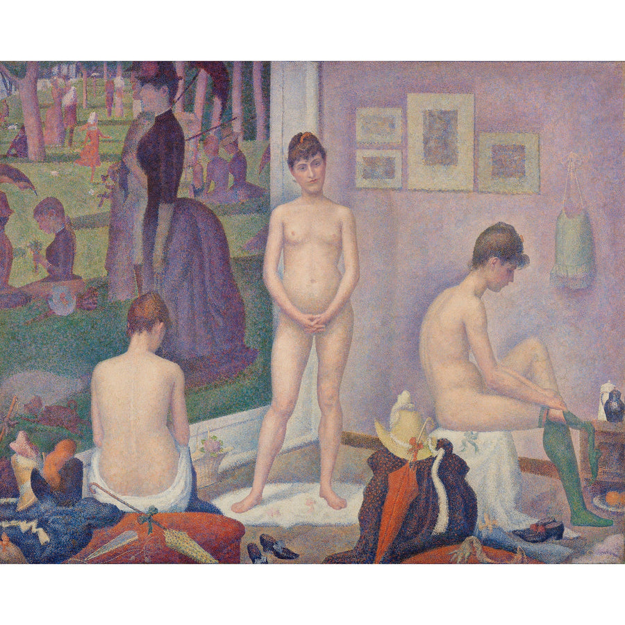 The Models Seurat ReplicArt Oil Painting Reproduction