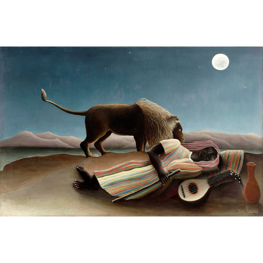 The Sleeping Gypsy Henri Rousseau ReplicArt Oil Painting Reproduction