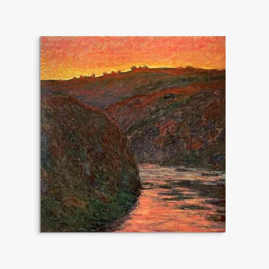 Valley of the Creuse (Sunset) Claude Monet ReplicArt Oil Painting Reproduction