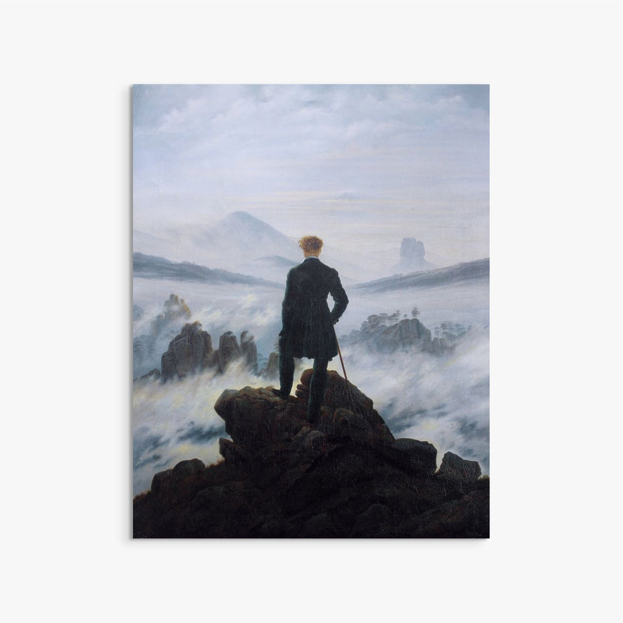 Wanderer above the Sea of Fog Caspar David Friedrich ReplicArt Oil Painting Reproduction