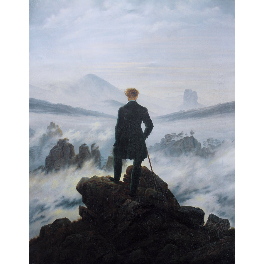 Wanderer above the Sea of Fog Caspar David Friedrich ReplicArt Oil Painting Reproduction