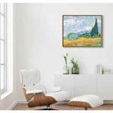 Wheat Field with Cypresses Vincent Van gogh ReplicArt Oil Painting Reproduction
