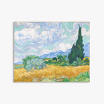 Wheat Field with Cypresses Vincent Van gogh ReplicArt Oil Painting Reproduction